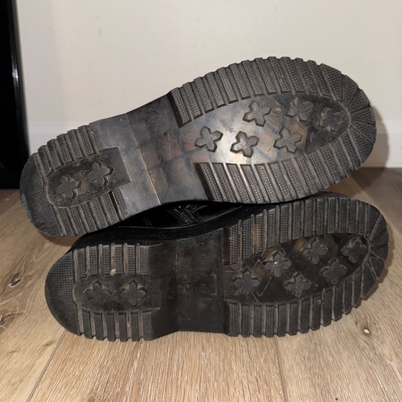 Jeffrey Campbell Black Combat Boots- size 9 - Picture 7 of 7